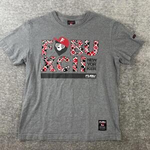 Vintage Fubu Big Logo T-Shirt Size Medium Y2K